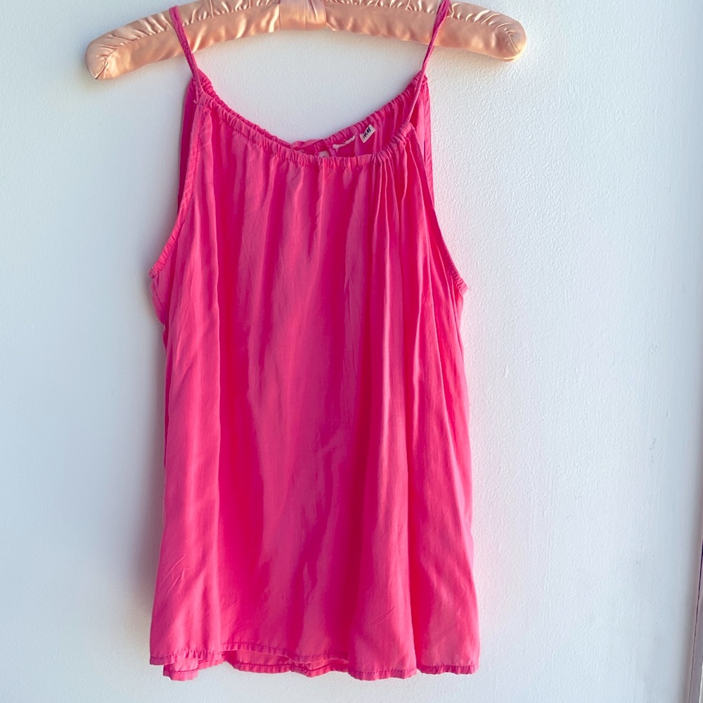 Pink Sleeveless Relaxed Camisole